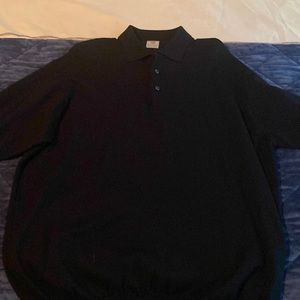 Men’s black dress sweater Italy Saint Andrew’s Betgdorf Goodman large VINTAGE